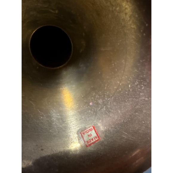 Vintage Brass Fox Hunt Horn Decorative Bugle with Red Tassel Cord Made in India - Picture 5 of 7